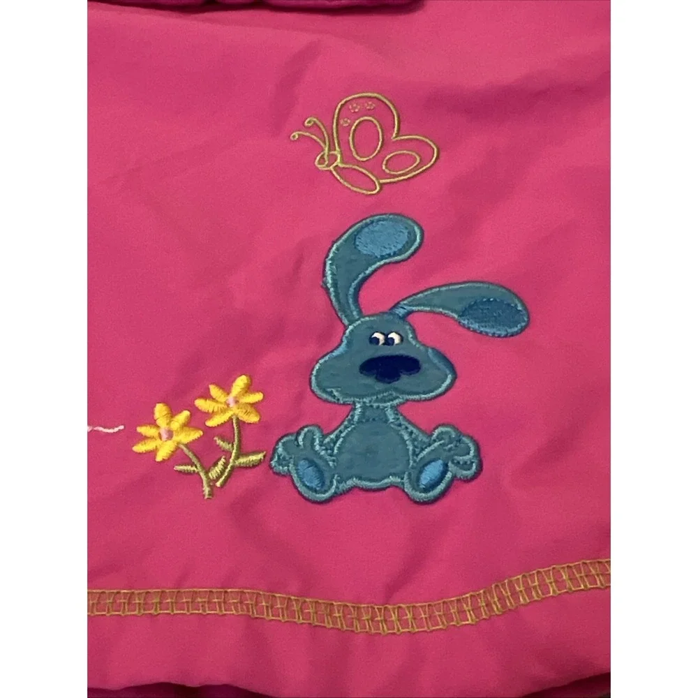 2000 Blues Clues Pink‎ Green 18M Months Jumper Dress Viacom Butterfly Top Only